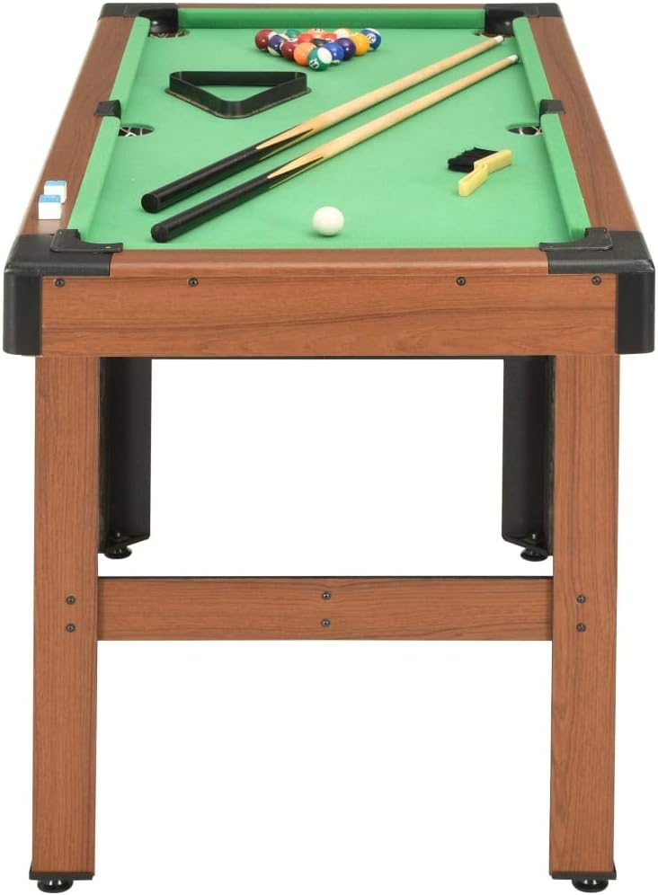 Festnight Billardtisch 4 Fu? mit Billiardqueue Kreide Dreieck Kugelset Bürste Pool Billiard Billard