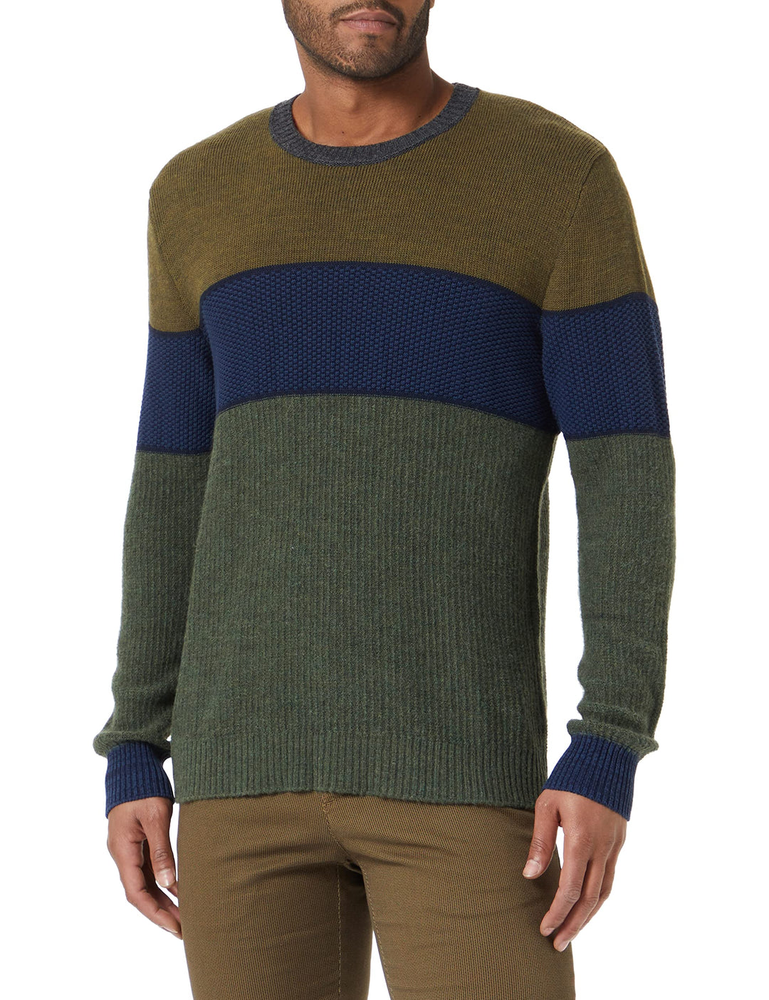 SISLEY Herren Sweater XXL Multicolor 902, XXL Multicolor 902