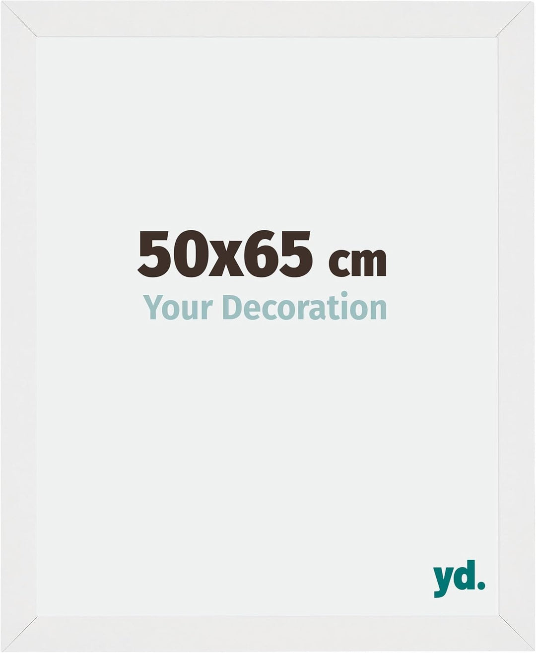 yd. Your Decoration - Bilderrahmen 50x65 cm - Bilderrahmen aus MDF mit Acrylglas - Antireflex - Ausg