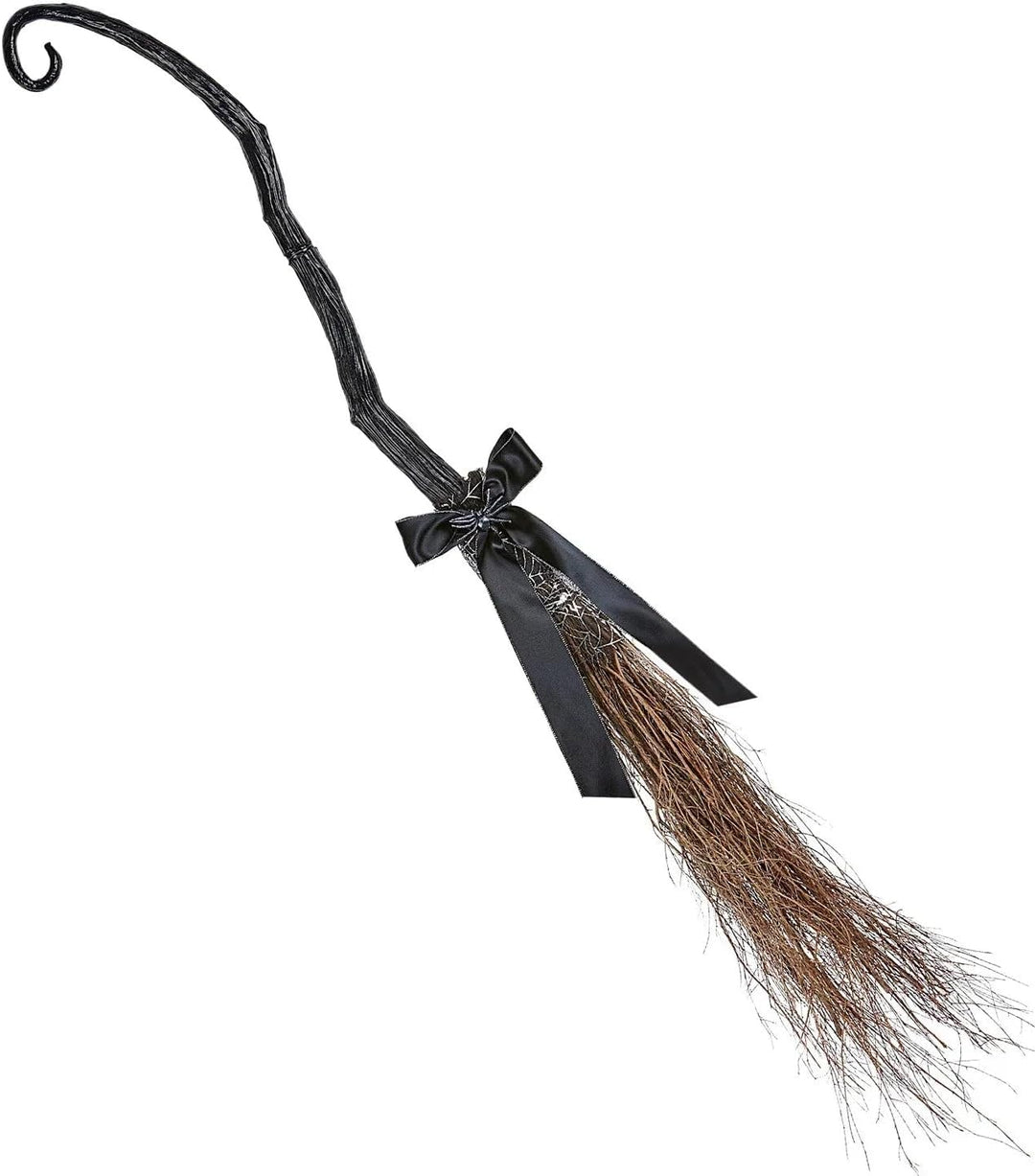 W WIDMANN MILANO Party Fashion 10990 - Hexenbesen zerlegbar, ca. 95 cm, Hexen Zubehör, Halloween, Ka