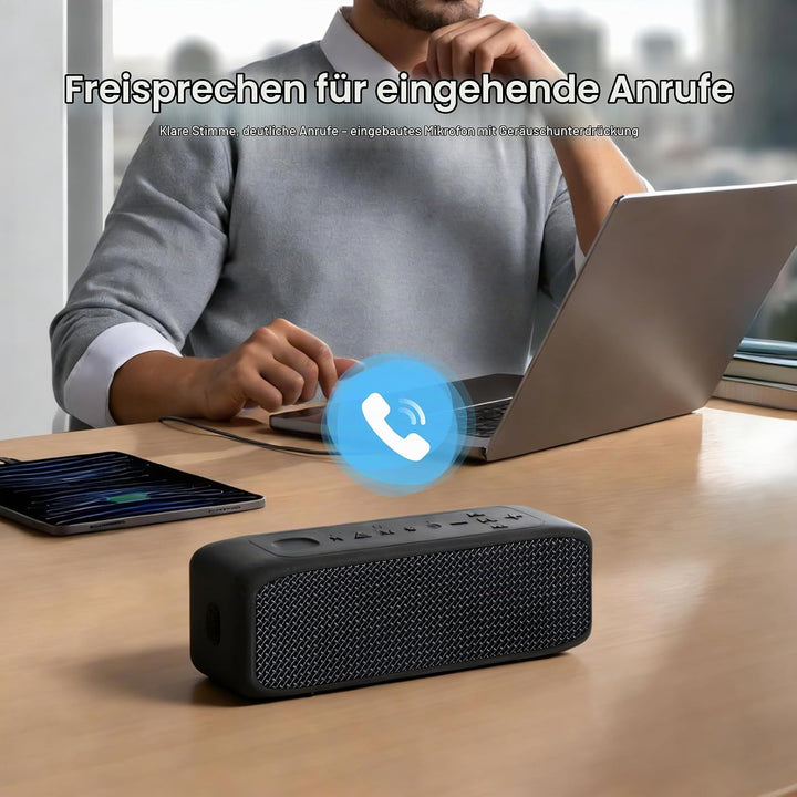 NOBIS 20W Tragbarer Lautsprecher Bluetooth, IP68 Wasserdicht, Bis Zu 24H Wiedergabezeit, TWS-Pairing