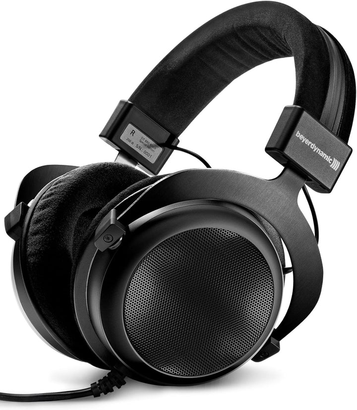 beyerdynamic DT 880 hochwertige, halboffene Over-Ear-Kopfhörer mit HiFi-Stereo, 250 Ohm, Schwarz, Li