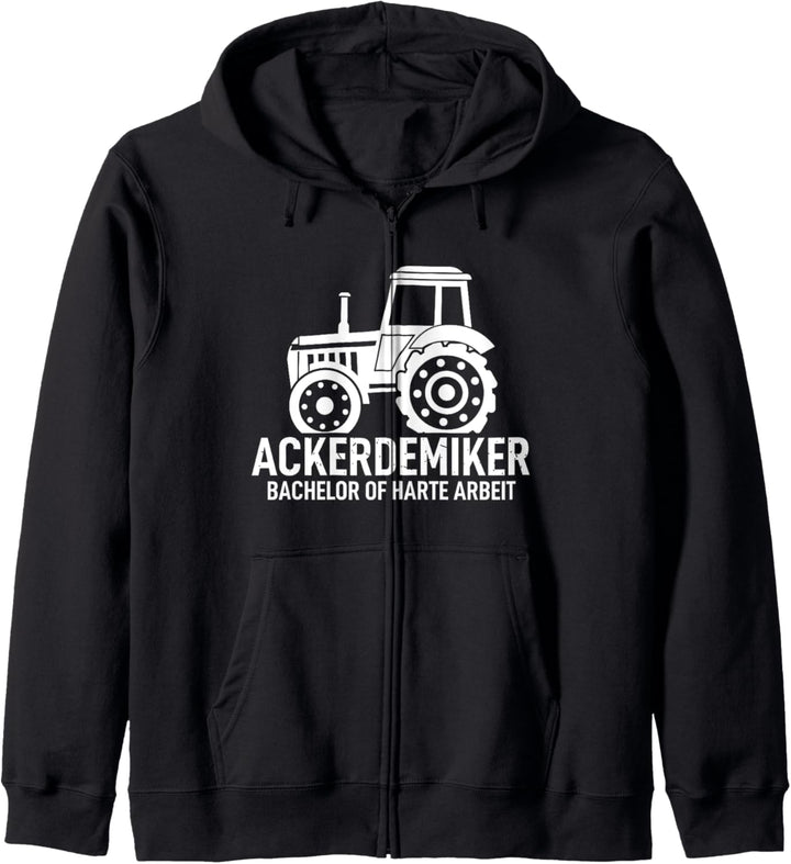 Ackerdemiker Master Bachelor of harte Arbeit Landwirtschaft Kapuzenjacke