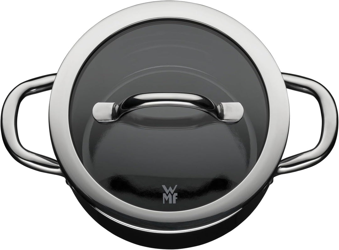 WMF Fusiontec Inspire Kochtopf klein 16 cm Glasdeckel, Fleischtopf Induktion, 1,3l, kleiner Topf Koc