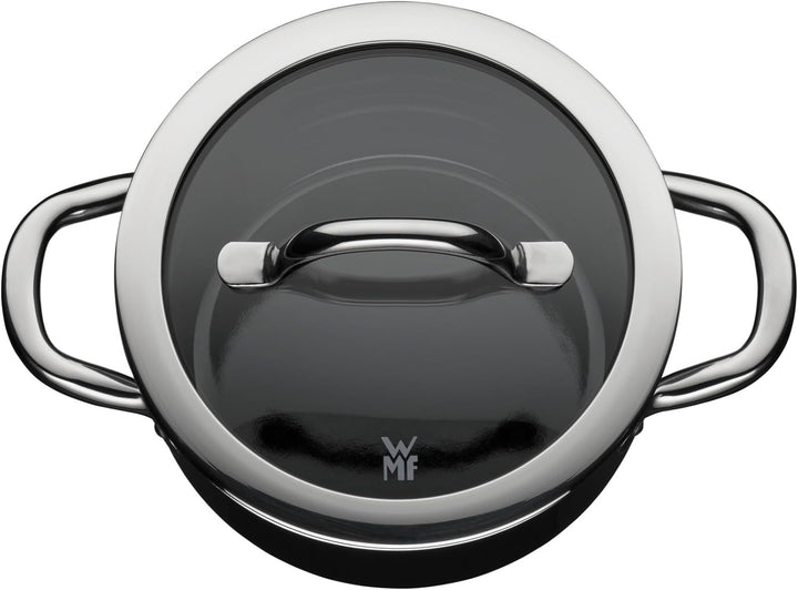 WMF Fusiontec Inspire Kochtopf klein 16 cm Glasdeckel, Fleischtopf Induktion, 1,3l, kleiner Topf Koc