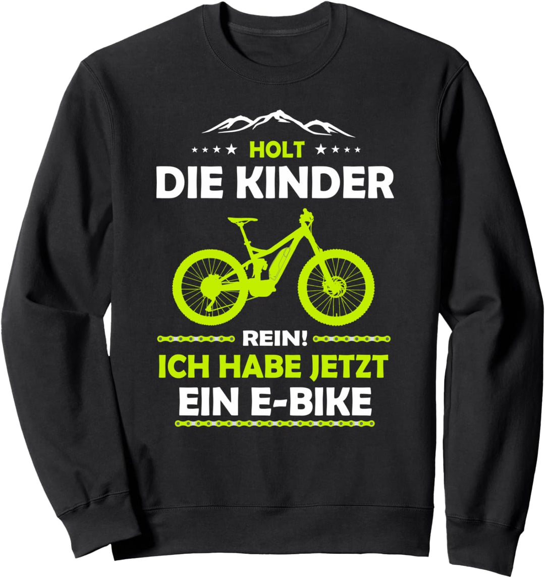 Holt die Kinder rein - Witziges E-Bike Sweatshirt