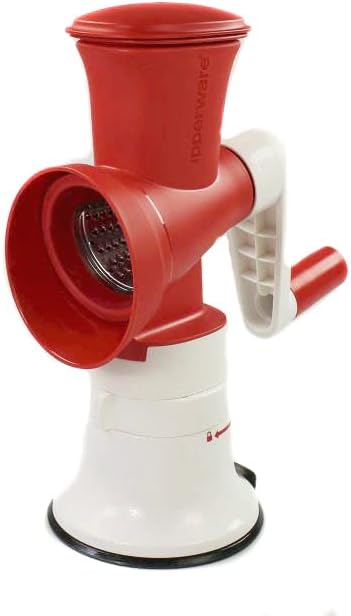 Tupperware Profi-Chef Chef Mahlwerk rot-weiss 1x feine Reibe Faschier Meister 35693