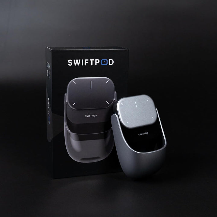 Swiftpod Smart Maus, 3-in-1 Multifunktional mit Touch-Steuerung, Gestensteuerung & Air-Modus – Laser