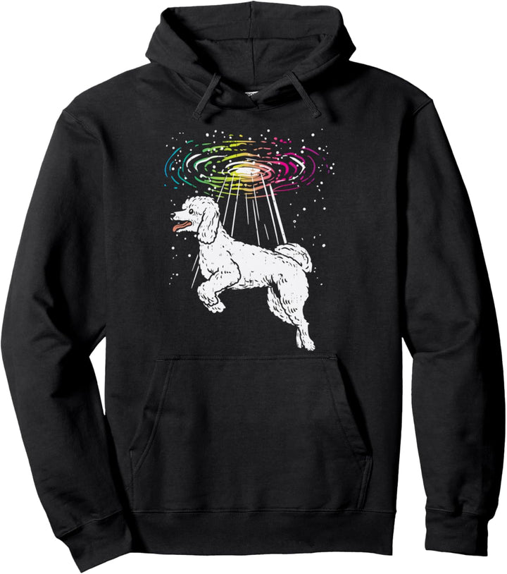 Space Hole Poodle Galaxy Animal Pet Dog Lover Owner Gift Pullover Hoodie