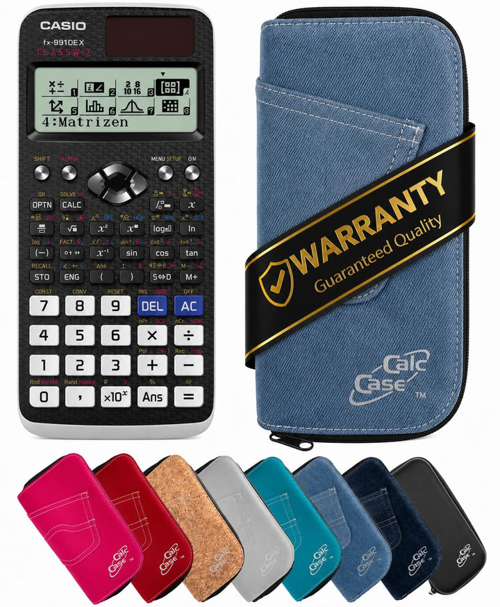 Casio FX 991DE X Schulrechner Hellblau, Hellblau