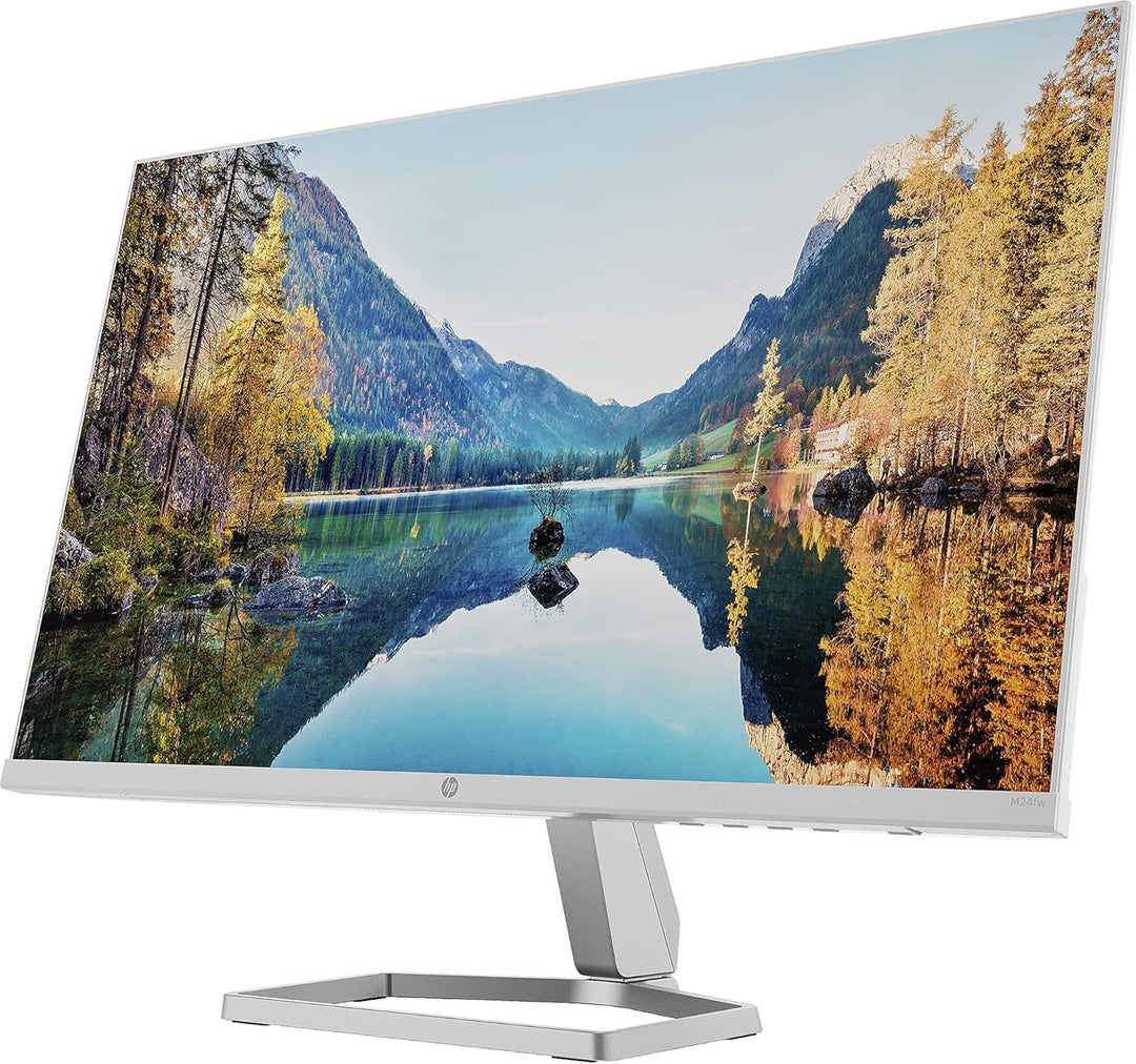 HP M24fw - 60,5 cm (23,8 Zoll) - 1920 x 1080 Pixel Full HD - RÃŒckseite weiss
