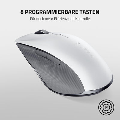 Razer Pro Click - Ergonomische kabellose Profi-Maus für mehr Produktivität im Büro für PC/Mac (Bluet