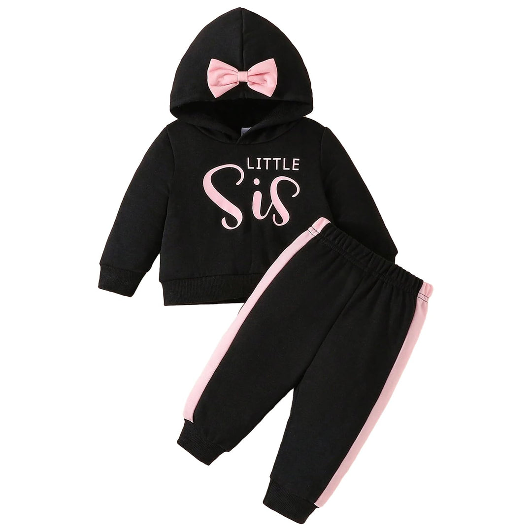 Baby Mädchen Kleidung Langarm Sweatshirt Känguru Tasche Floral Hoodie Tops & Hosen Herbst Winter Out