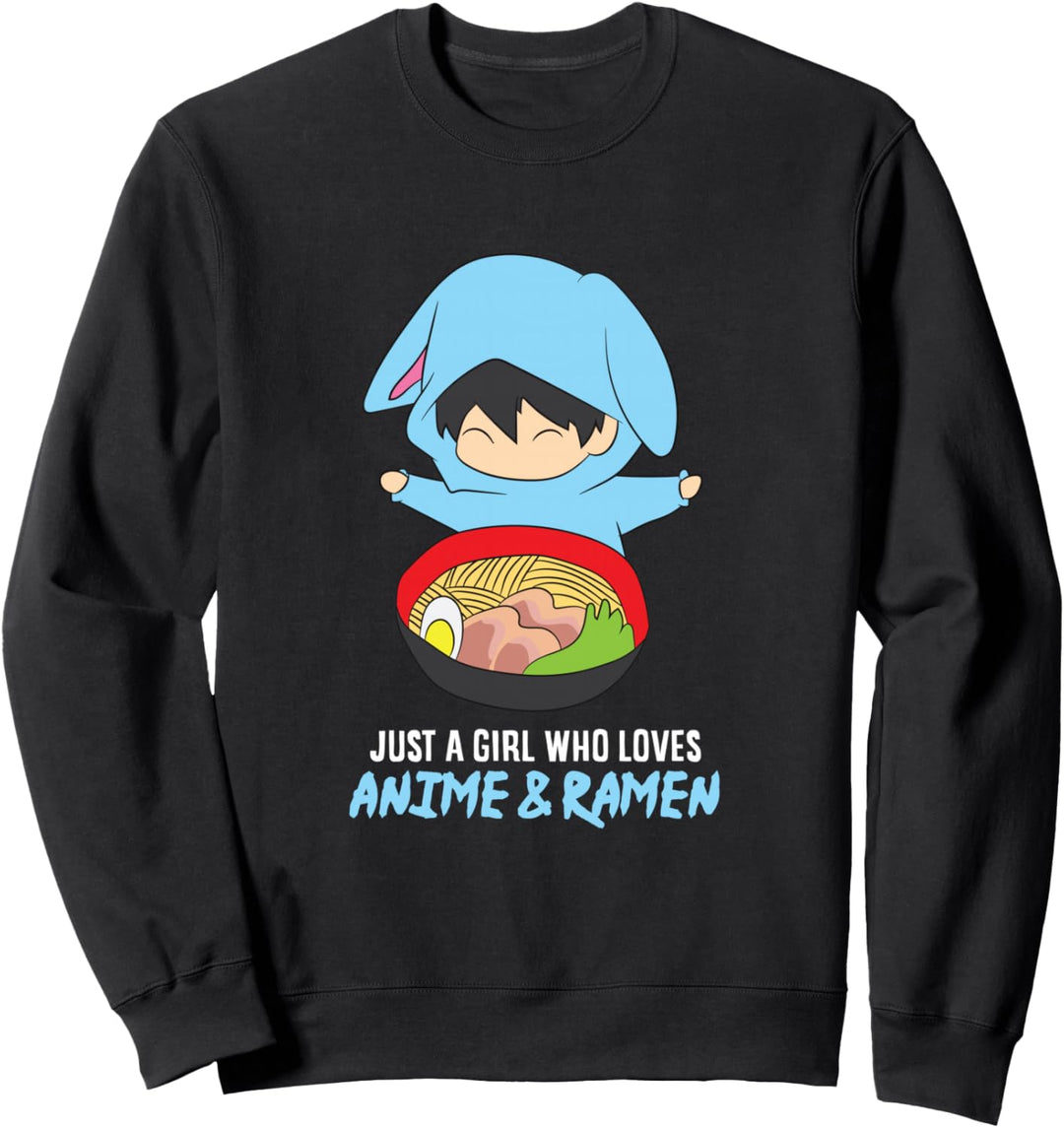 Lustiger Anime-Anime und Ramen-Anime Sweatshirt