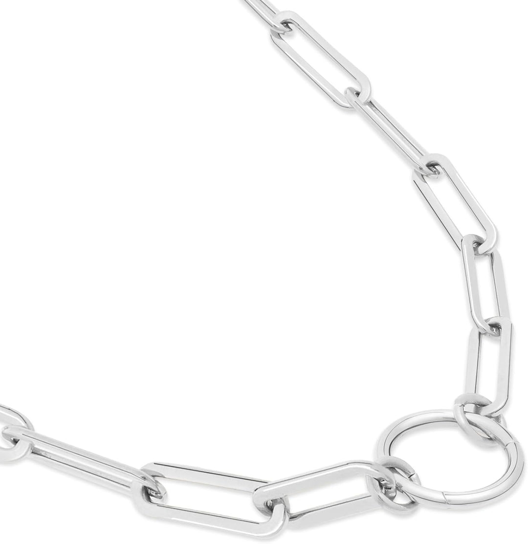 Tamaris Damen-Kette Edelstahl 32031805 Silber 45 cm, Silber 45 cm