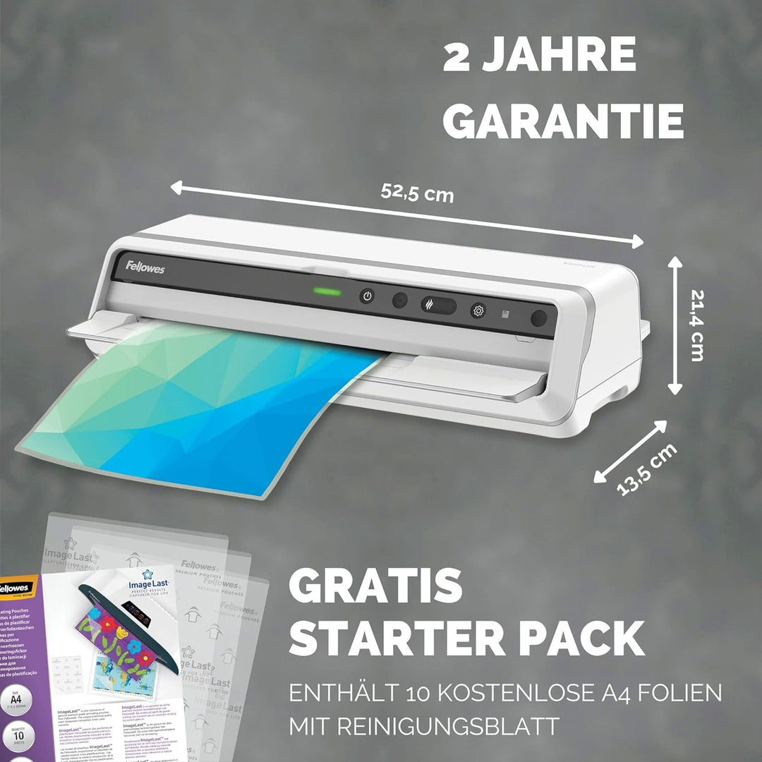 Fellowes Laminiergerät Venus A3 - vollautomatischer Highspeed Laminator - nur 30-60 Sek. Aufwärmzeit