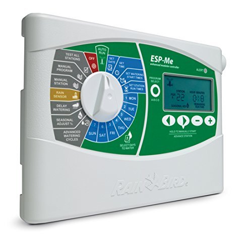 RainBird Beregnungscomputer, Steuergerät Typ ESP-Me Basismodul/Controller -4 Stationen, grau, 11 x 2