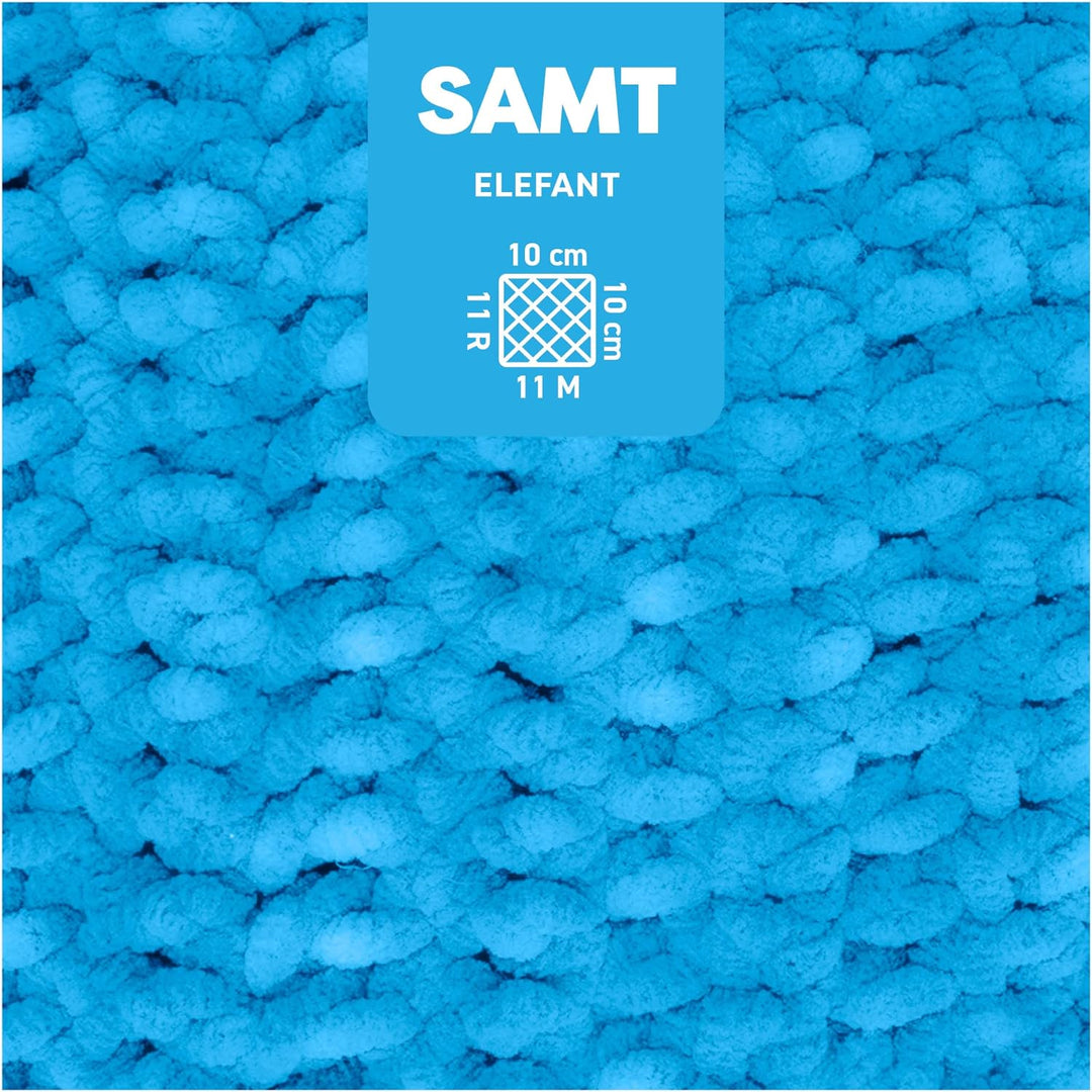 myboshi Samt Wolle zum Häkeln und Stricken, weiche Chenille Wolle im XXL-Knäuel, perfekt für Amiguru