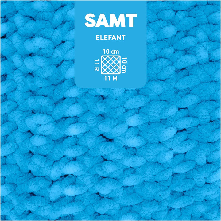 myboshi Samt Wolle zum Häkeln und Stricken, weiche Chenille Wolle im XXL-Knäuel, perfekt für Amiguru