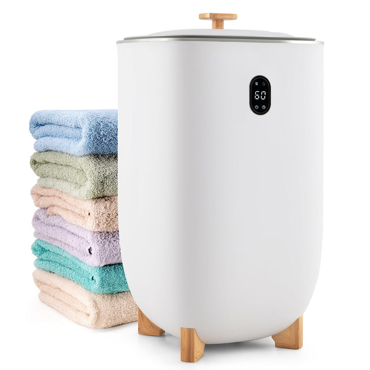 COSTWAY 35L grosser Handtuchwärmer, Handtuchtrockner für nasse Handtücher, Deckenwärmer elektrisch m