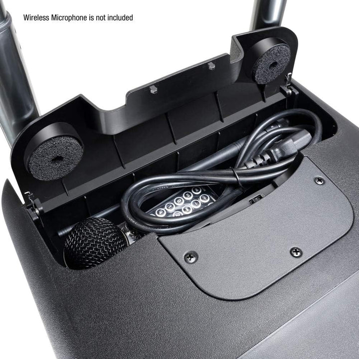 LD Systems ROADBUDDY 10 BASIC - Akkubetriebener Bluetooth-Lautsprecher mit Mixer, schwarz