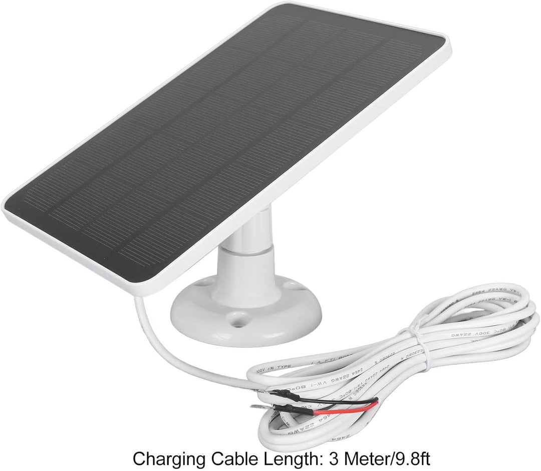 Solarpanel für Türklingelkamera, 10 W Solarpanel Ladegerät für Nest/Eufy Doorbell 2K Kamera, Video T