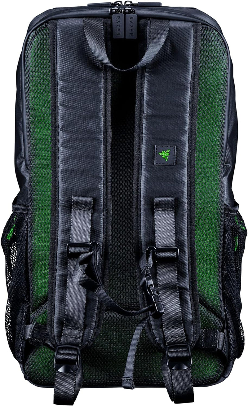 Razer Scout Backpack (15.6") - Leichter Allwetter-Toploader-Rucksack (Leichte wasser- und abriebfest