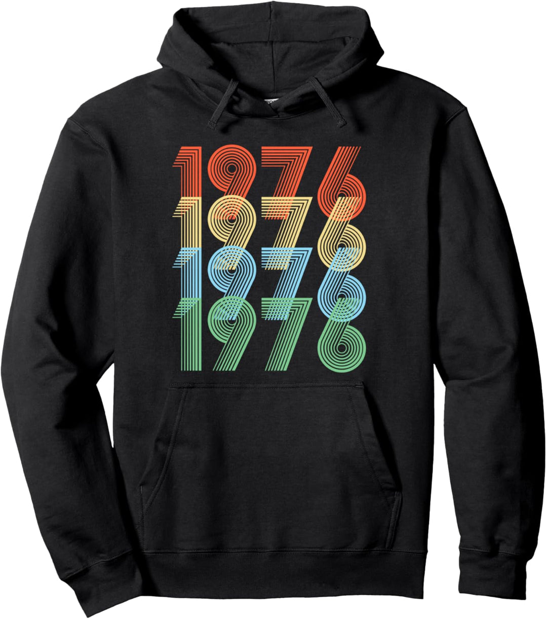 1976 Geburtstag Pullover Hoodie