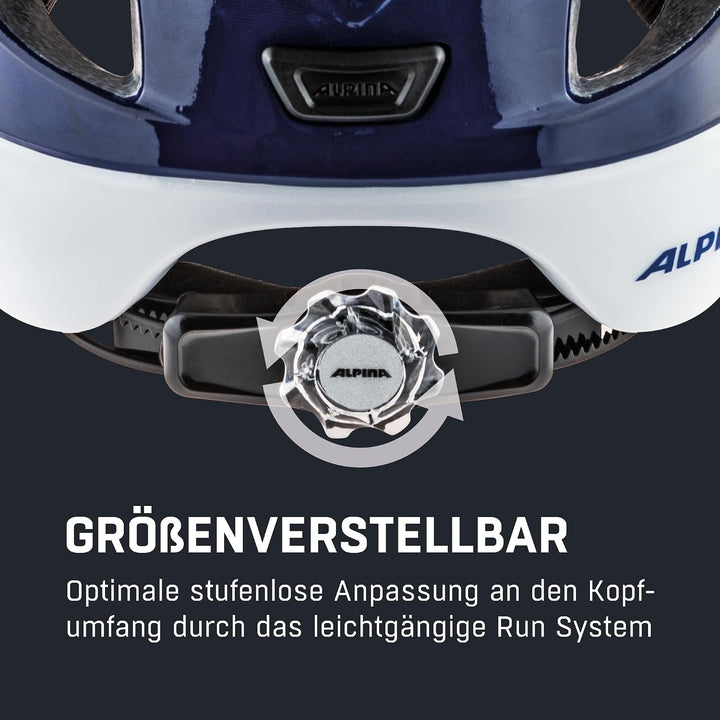 ALPINA XIMO - Leichter, Sicherer &amp; Bruchfester Fahrradhelm Mit Optionalen LED-Licht Für Kinder Star