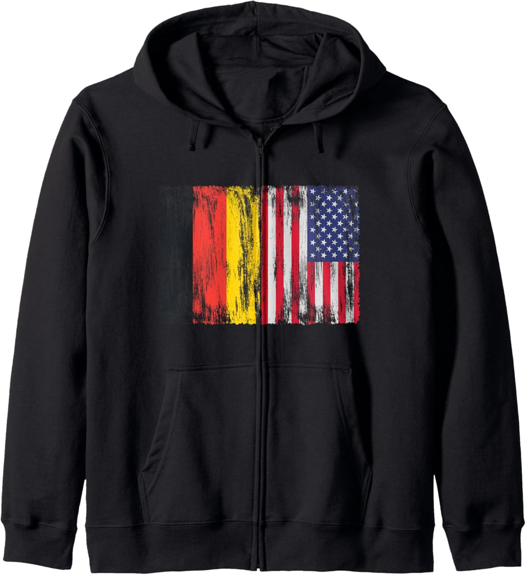 Deutschland und USA US Amerikanisch Flagge Flaggen Kapuzenjacke