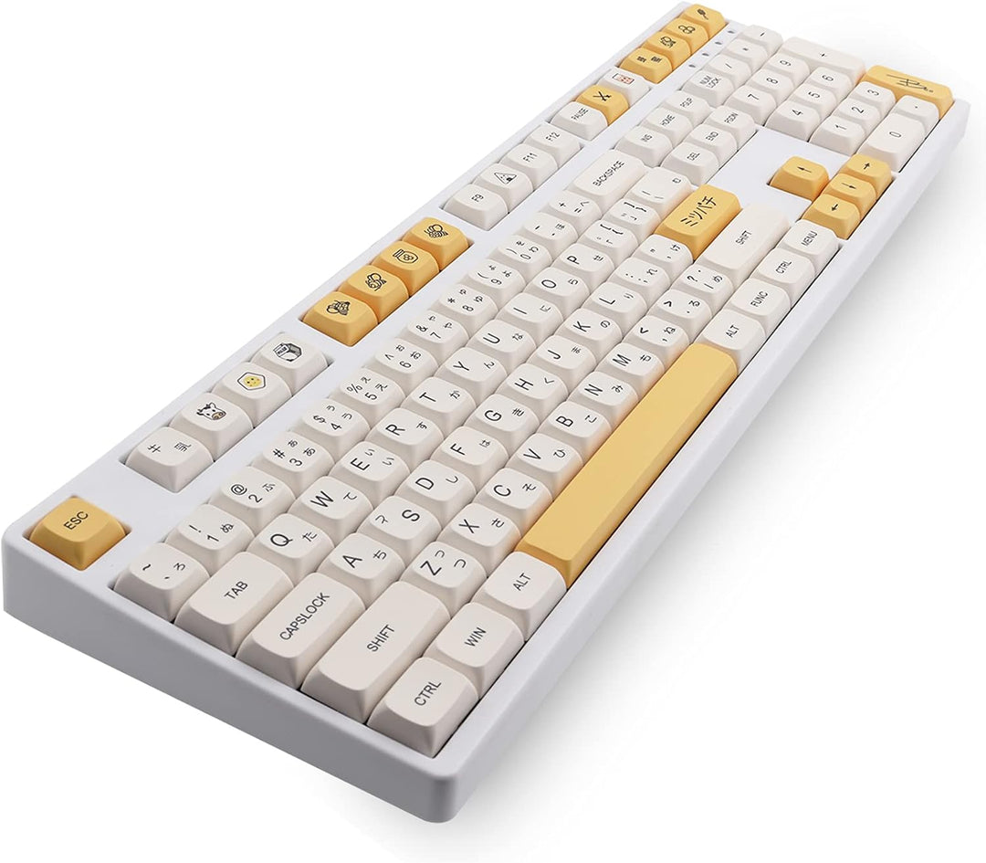Keycaps Anime PBT Keycaps XDA Profil ANSI Layout Japanese Keycaps 137 Keys Dye-Sublimation für Cherr