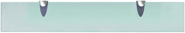 vidaXL Wand Regal Glasregal Glasboden Glasablage Badregal Glas 60x10 cm 8 mm Transparent 60 x 10 cm,