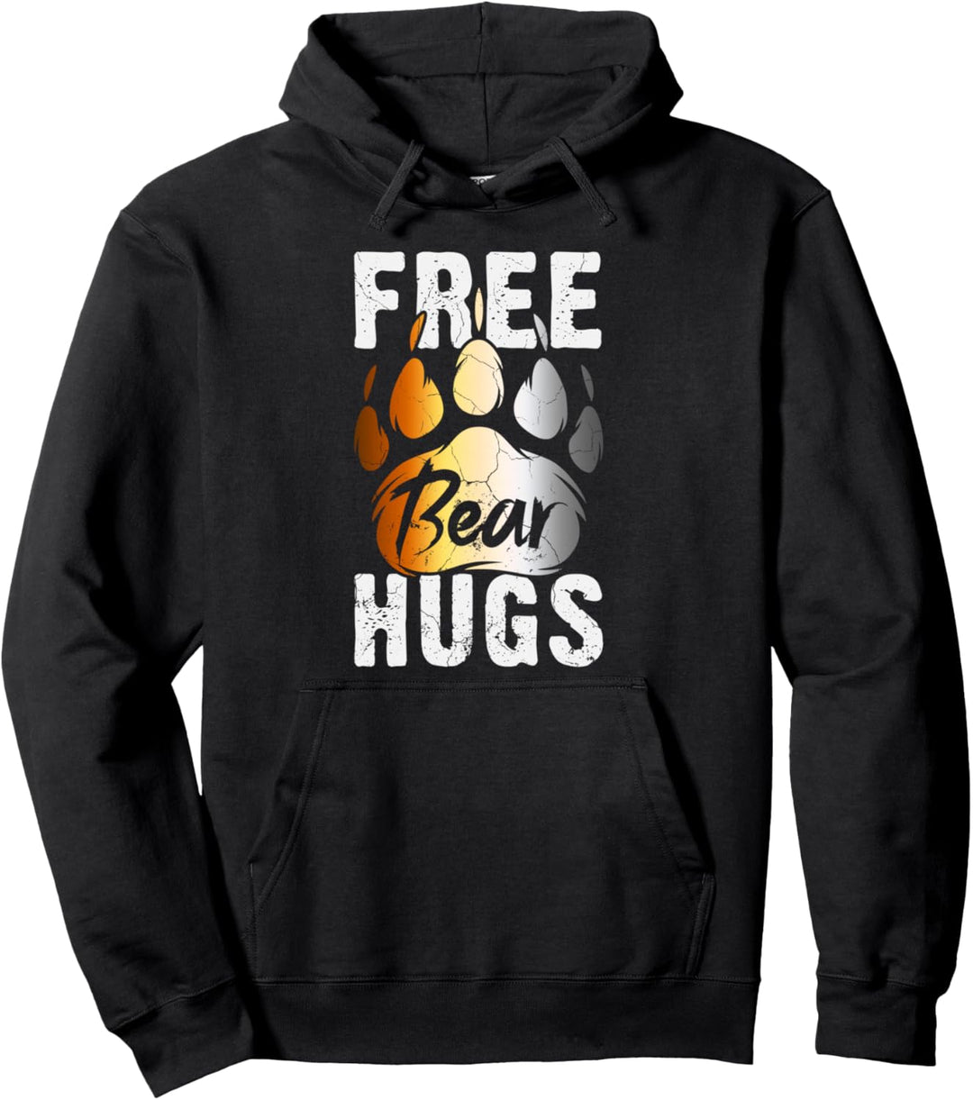 Bear Paw, Bear Community, Bear Flag, Gay Bear Pride Pullover Hoodie