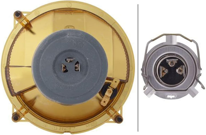 HELLA - Halogen/FF-Hauptscheinwerfer - M133 - 24V - rund - Referenzzahl: 12.5 - Einbau - glasklare S