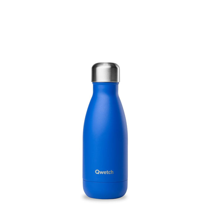 Qwetch - Trinkflasche Originals Edelstahl Isolierflasche 260ml MajorelleBlau - Thermosflasche 24h Ka