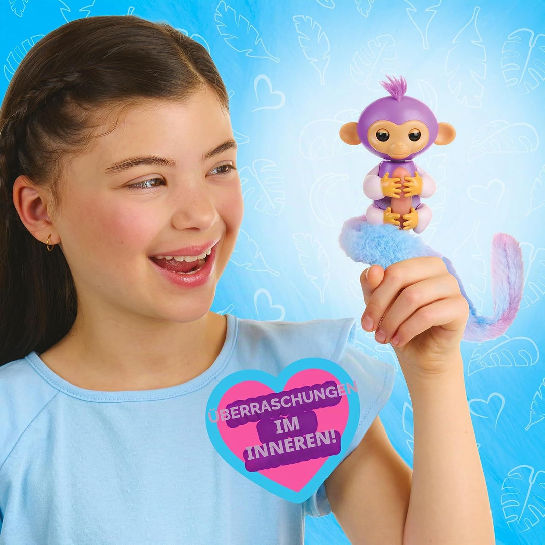 Bizak Fingerlings Schwänze AFFE, kämmt seinen sehr Langen Schwanz, versteckt eine Überraschung, inte