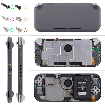 eXtremeRate Case für Nintendo Switch Lite,Case Hülle Schutzhülle Gehäuse Zubehör Kit für Switch Lite