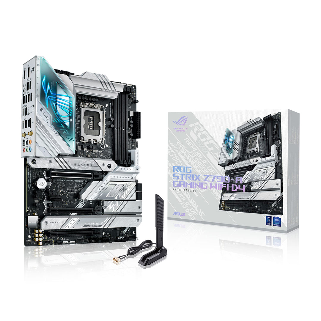 ASUS ROG Strix Z790-A Gaming WIFI D4 Mainboard Sockel Intel LGA1700 (ATX, DDR4 Speicher, 4x M.2, PCI