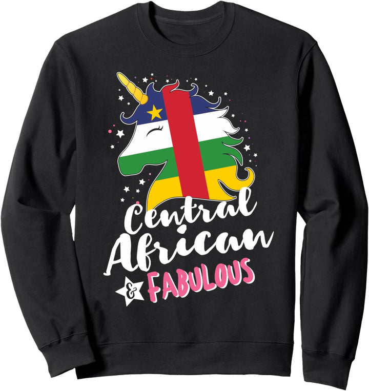 Zentralafrikanisches Einhorn Zentralafrikanischen Republik Sweatshirt