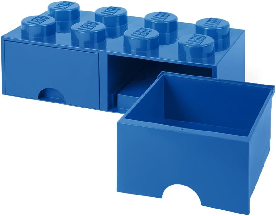 Room Copenhagen Opslag Baksteen 8 met Laden, Blau, 50,2 x 25,2 x cm, Blau