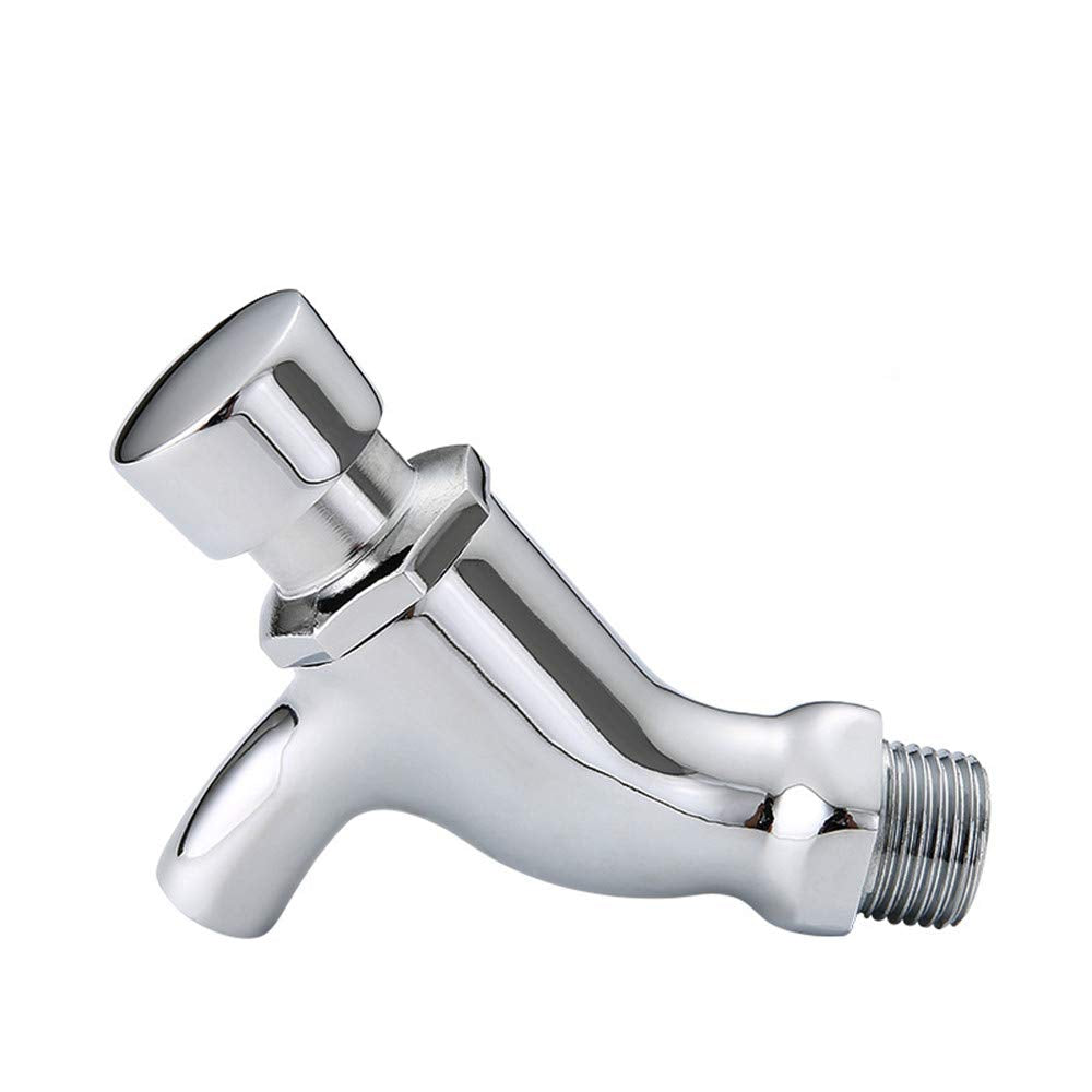 Wandmontage, ein Loch, automatisches Schliessen, Wassersparer, kalter Wasserhahn, Kupfer, öffentlich