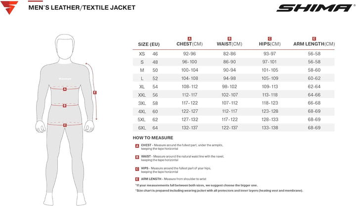 SHIMA DRIFT Motorradjacke Herren | Leichte, Atmungsaktive Sommer Mesh Motorcycle Stadt Textiljacke M