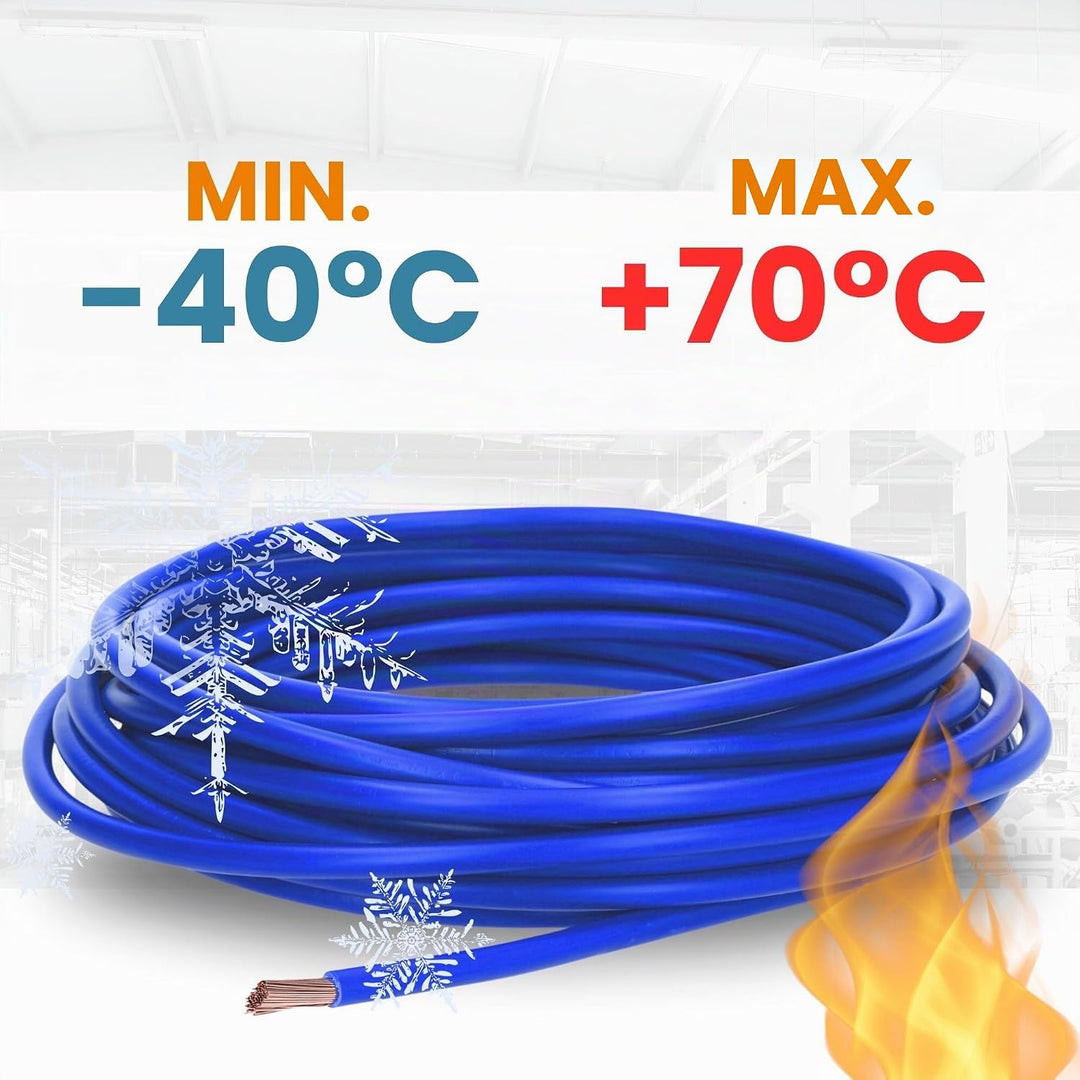 100 Meter Lapp 4510142 H05V-K 0,75 mm² dunkelblau I Verdrahtungsleitung I Aderleitung flexibel I PVC