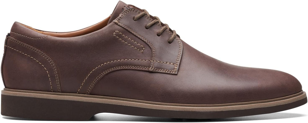 Clarks Damen Malwood-spitzeOxford 41.5 EU Dunkelbraunes Leder, 41.5 EU Dunkelbraunes Leder