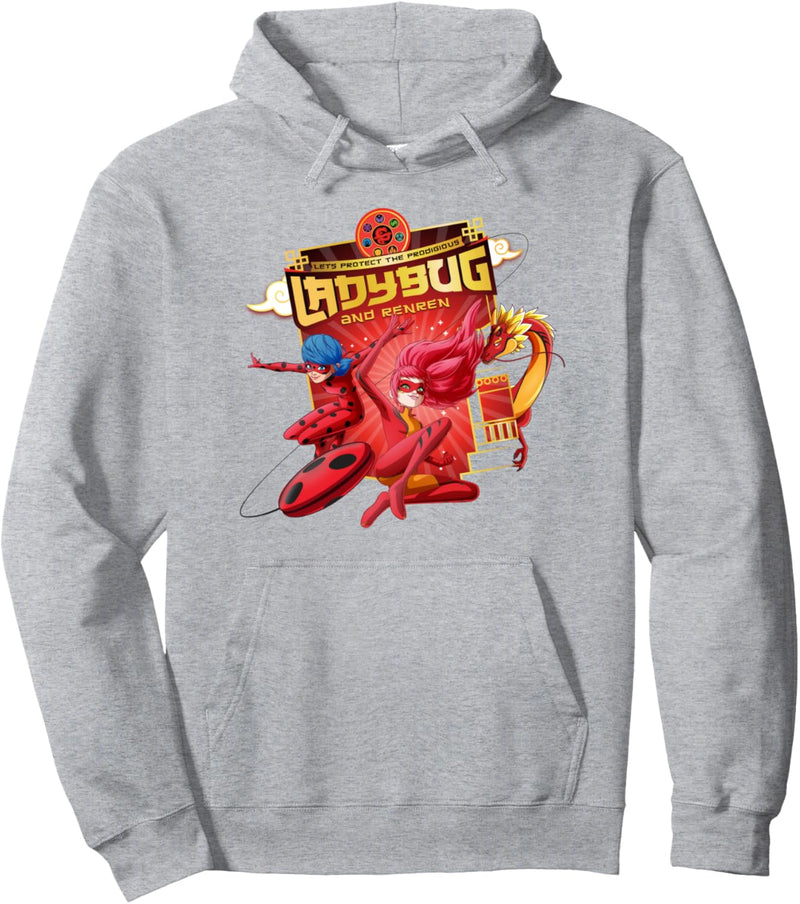 Miraculous Shanghai Ladybug and Ladydragon Fight Pullover Hoodie