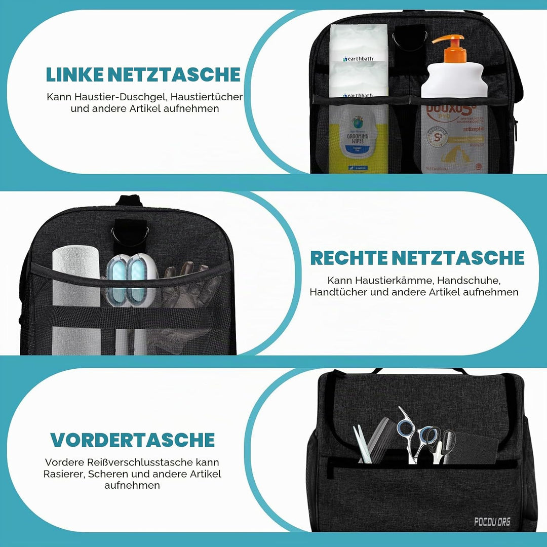 POCDUORG Tragetasche für Haustierpflege-Zubehör, kompatibel mit Oneisall/Neabot Hundepflegesauger, g