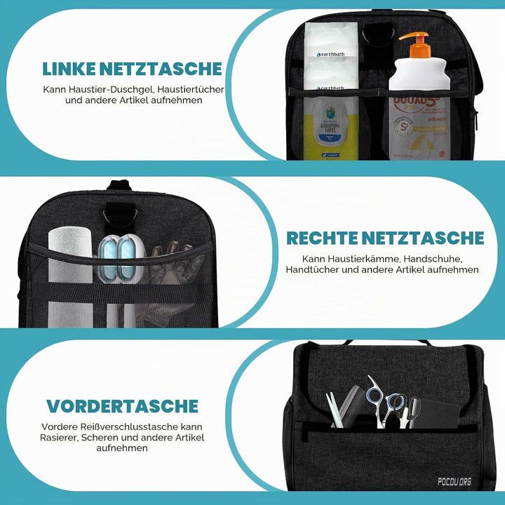 POCDUORG Tragetasche für Haustierpflege-Zubehör, kompatibel mit Oneisall/Neabot Hundepflegesauger, g
