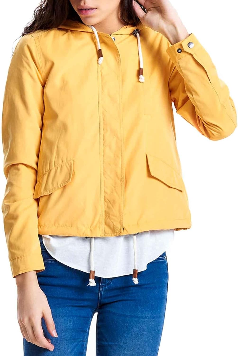 ONLY Damen Onlskylar Parka Jacket Cc OTW Jacke XS Gelb (Yolk Yellow), XS Gelb (Yolk Yellow)