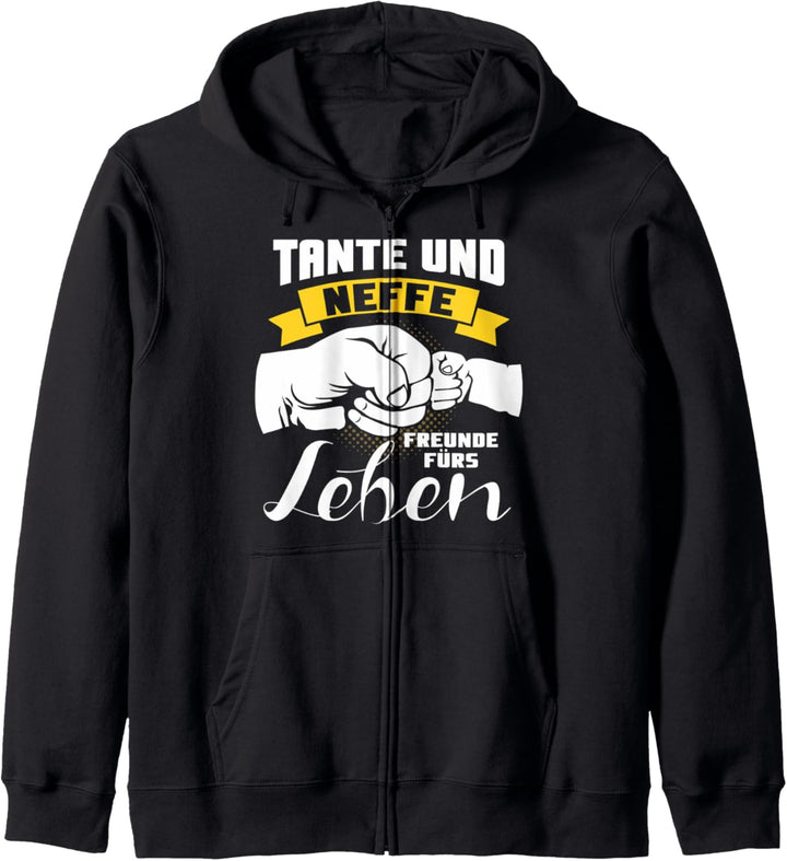 Tante und Neffe Freunde fürs Leben Beste Familie Kapuzenjacke