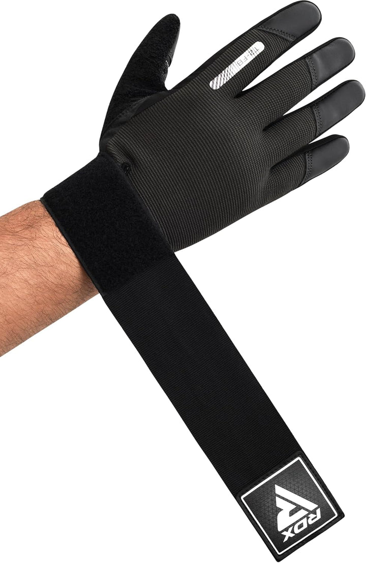 RDX T2 Gym Handschuhe Vollfinger, Fitness Handschuhe Herren &amp; Damen mit Touchscreen-Funktion, Traini